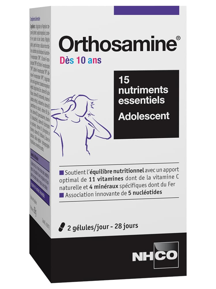 NHCO Orthosamine 15 Nutriments Essentiels Dès 10 ans 56 Gélules